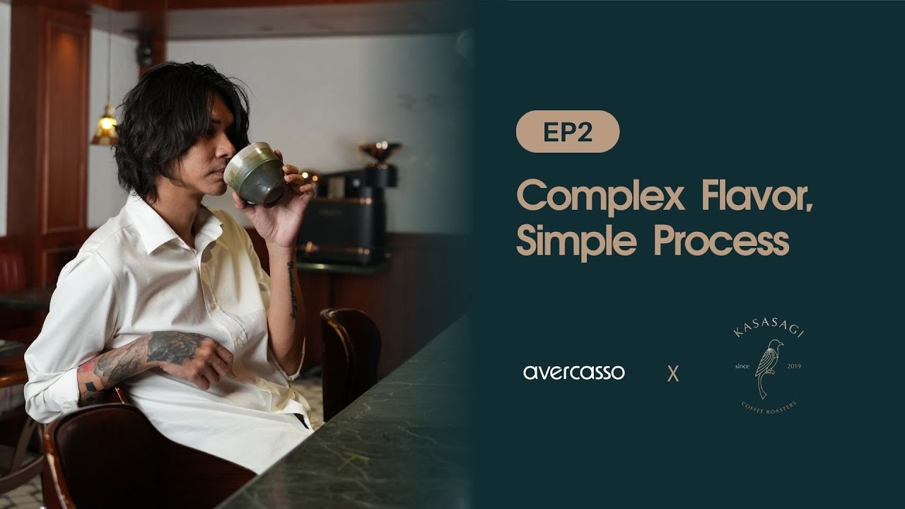 Kasasagi Coffee owner professionally tasting a cup of specialty coffee, reflecting craftsmanship and dedication to flavor details.