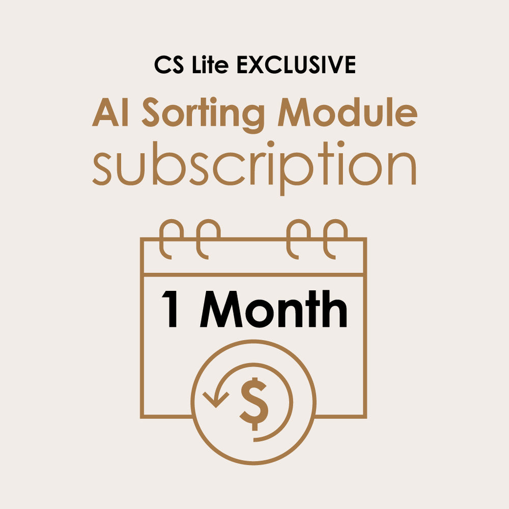 CS Lite AI Sorting Module MONTHLY subscription