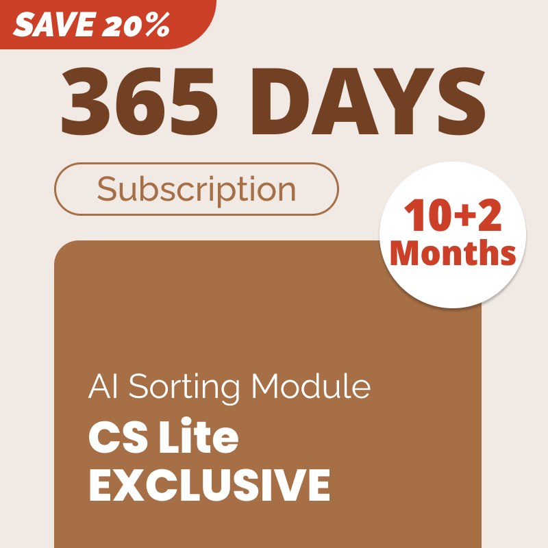CS Lite - AI辨識程式訂閱 (365天)